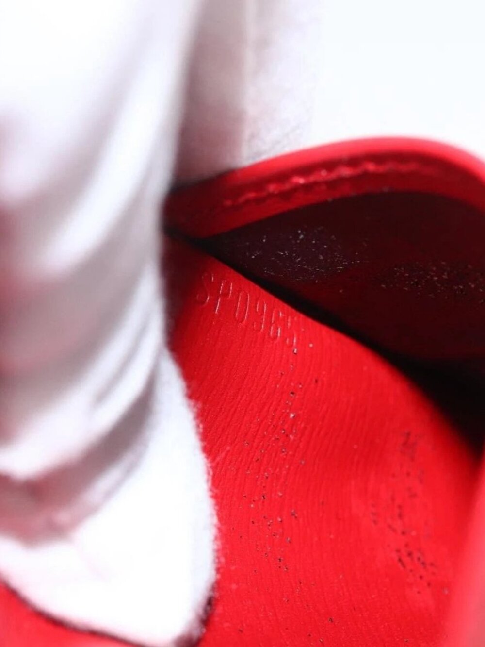 LOUIS VUITTON Porte Monnaie Billets Cartes Credit Wallet Red - Picture 12 of 15